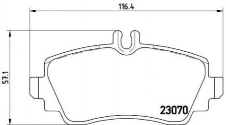Гальмівні колодки дискові BREMBO P50 035