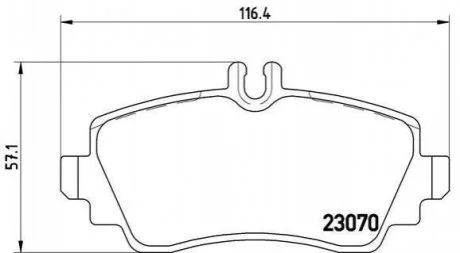 Гальмівні колодки дискові BREMBO P50 036