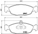 Гальмівні колодки дискові BREMBO P59 011 (фото 1)