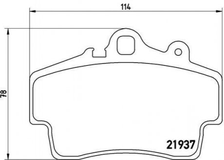 Колодки гальмівні дискові BREMBO P65007 (фото 1)