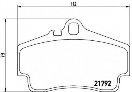 Гальмівні колодки дискові BREMBO P65 008 (фото 1)