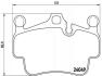Тормозные колодки дисковые, к-кт. BREMBO P65 015 (фото 1)