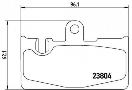 Гальмівні колодки дискові BM BREMBO P83059