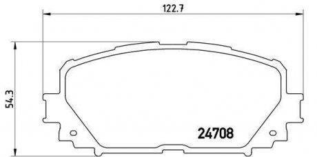 Гальмівні колодки дискові BM BREMBO P83101 (фото 1)