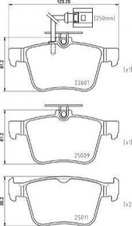 Гальмівні колодки дискові BREMBO P85 162 (фото 1)