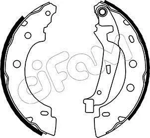 Комплект тормозных колодок CIFAM 153-355