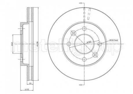Тормозной диск CIFAM 800-110
