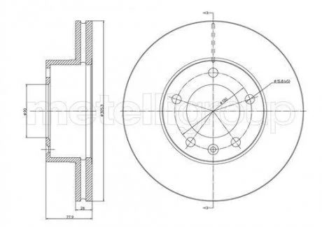 Гальмівний диск перед. Master (02-13) CIFAM 800-532C