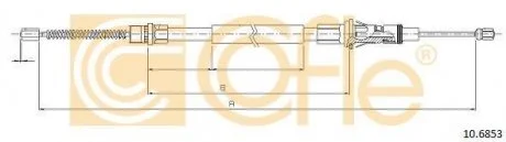 Трос ручника COFLE 10.6853