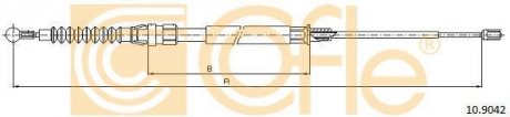 Трос стояночного тормоза COFLE 10.9042
