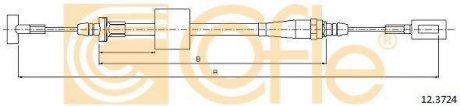 Трос стояночного тормоза COFLE 12.3724