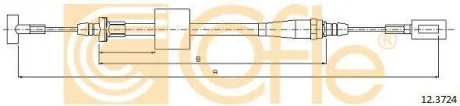 Трос стояночного тормоза COFLE 12.3724