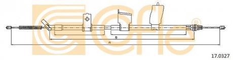 Трос стояночного тормоза COFLE 17.0327