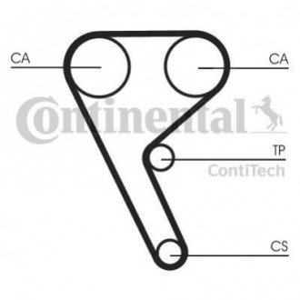 Ремінь ГРМ CT 1157 Contitech CT1157