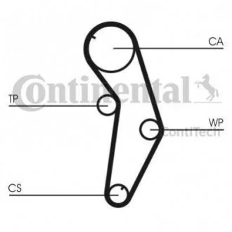 Комплект ГРМ CONTINENTAL Contitech CT841K1