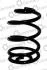 Пружина задня Opel Astra F/Kadett E kombi 84-02 14.774.418 CS Germany 14774418 (фото 1)