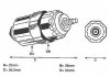 Клапан электромагнитный ТНВД Delphi 9108-073A (фото 2)