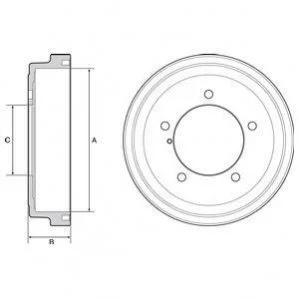 Гальмівний барабан Delphi BF531