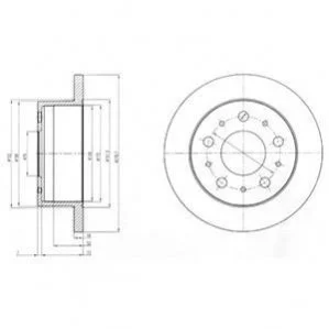 Гальмівний диск Delphi BG4099