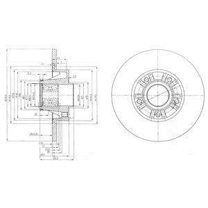 Тормозной диск Delphi BG9031RSC (фото 1)