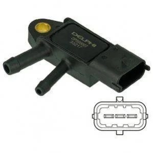 Датчик тиску вихлопних газів Delphi DPS00007