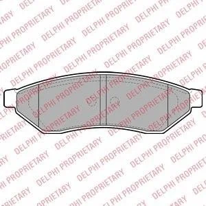 Гальмівні колодки, дискові Delphi LP1946