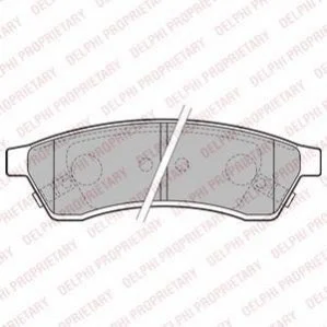 Гальмівні колодки, дискові Delphi LP2197