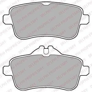 Комплект гальмівних колодок з 4 шт. дисків Delphi LP2443