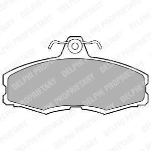 Фото 1 - тормозные колодки Delphi LP250 Тормозные колодки Delphi LP250 (фото 1)