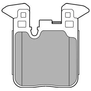 Гальмівні колодки, дискові Delphi LP2660