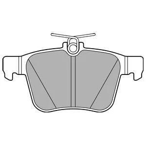 Комплект гальмівних колодок DL Delphi LP2697