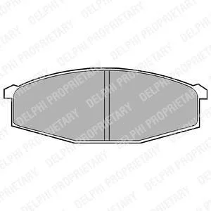 Гальмівні колодки, дискові Delphi LP373