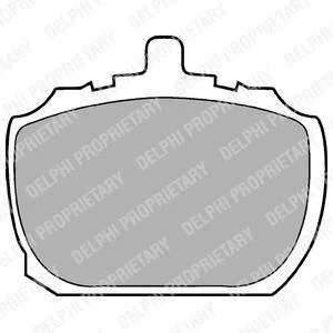 FORD Тормозные колодки передн.Transit -91 Delphi LP45