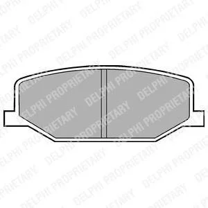 SUZUKI Колодки тормозные передн. Jimny,Samuraj 88- Delphi LP527