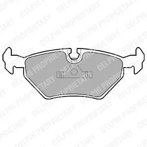 Гальмівні колодки, дискові Delphi LP555