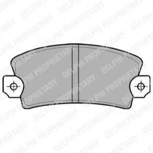 RENAULT Колодки торм. передние DACIA Solenza Delphi LP56