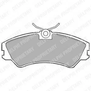 VW Тормозные колодки передн.T4 90- (14") Delphi LP668