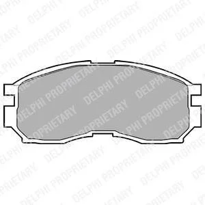 Гальмівні колодки, дискові Delphi LP803