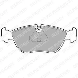 VOLVO Тормозн.колодки передн.850,C70,S70,V70 Delphi LP839