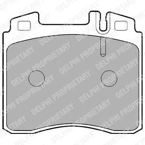 DB Тормозн.колодки передн. W140 300-600S/SE Delphi LP842