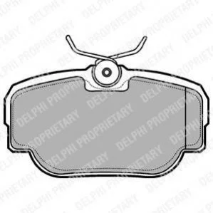 Гальмівні колодки, дискові Delphi LP914