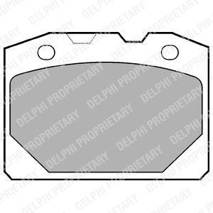 Тормозные колодки LADA 01-07 Delphi LP92