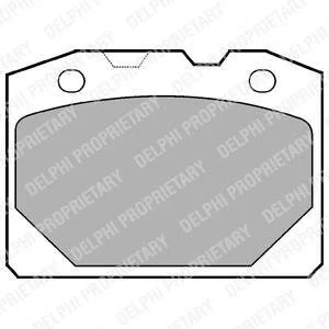 Гальмівні колодки, дискові Delphi LP92