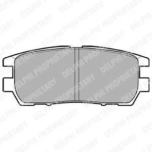 MITSUBISHI Тормозные колодки задн.Pajero 2.5TDI,2.8TDI 3.0I V6 91-,L400 95- Delphi LP954