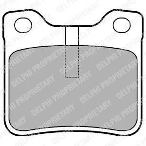 Гальмівні колодки, дискові Delphi LP991