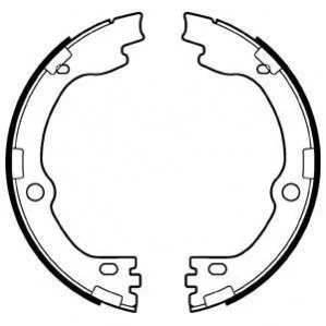 Гальмівні колодки, барабанні Delphi LS2119