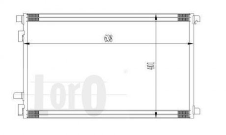 Конденсатор, кондиционер DEPO 042-016-0015