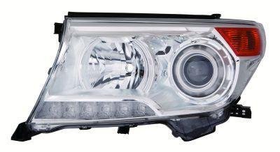 TY Land Cruiser 200 12- Фара перед.лев.-мотор D4S/HB3/W21W/LED DEPO 212-11U5L-LDH-M