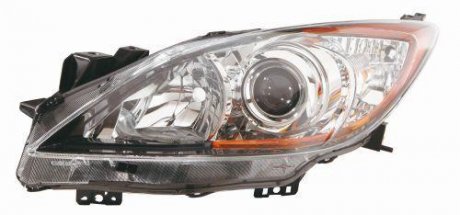 Фара права H11/HB3, мех./елек. [] DEPO 216-1158R-LDEM2