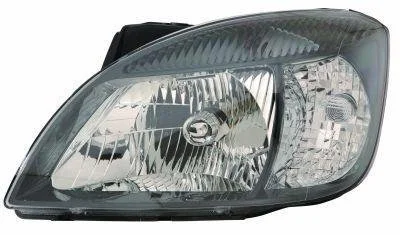 KA RIO 05- Фара перед.пра.met H4, авт., + моторчик, чёрн.отражат. [] DEPO 223-1123RMLEMN2